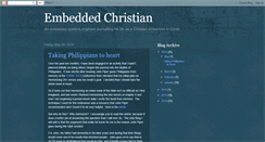 Desktop Screenshot of embeddedchristian.com