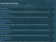 Tablet Screenshot of embeddedchristian.com